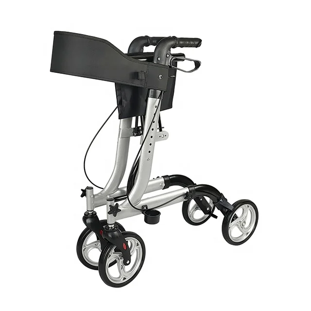 Aluminum Rollator walker for elderly with brake