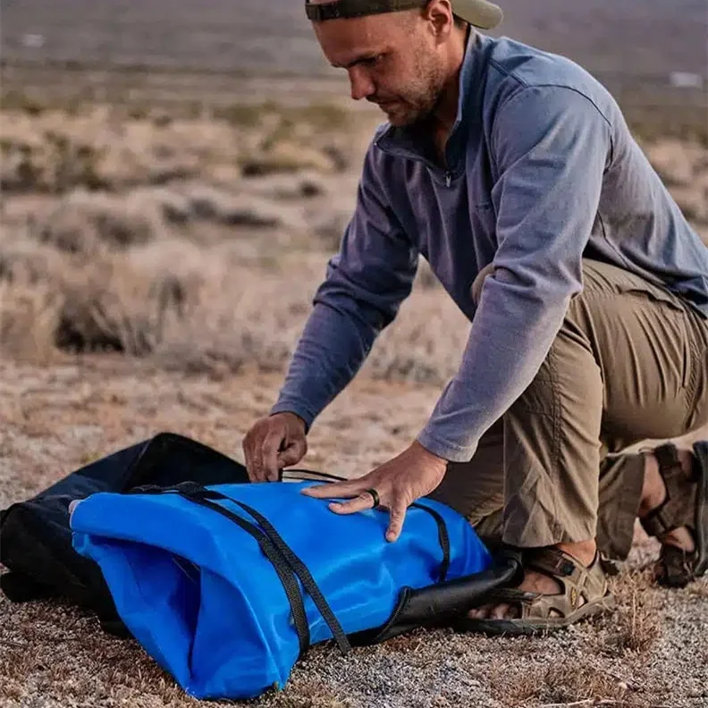 Inflatable drop stitch Outdoor Portable fish packing box ice insulated ice chest cooler box