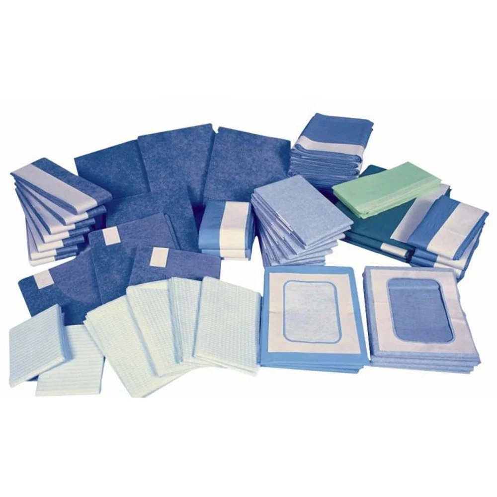 CE Approval Sterile Surgical Field Fenestrated Drape with Hole and Adhesive