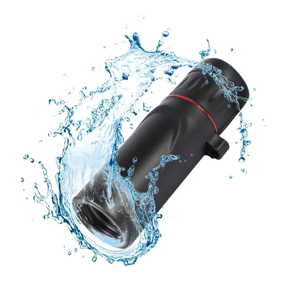 Portable Mini Monocular Telescope 8x21 High Power Monocular Scope, Waterproof Shockproof HD FMC Green Film Lens Monoscope