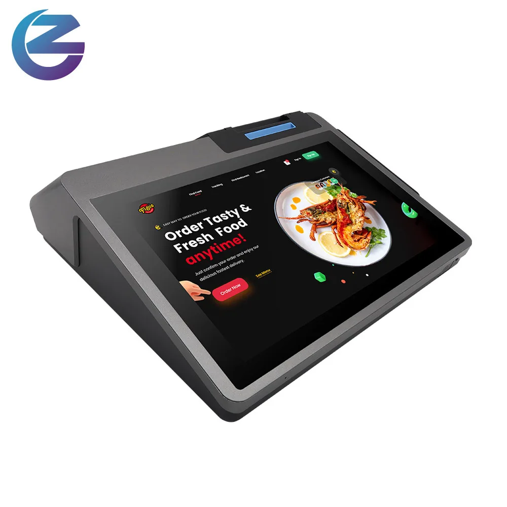Z100 58mm/80mm cash register machine All In One OEM Sistema Pos With Printer Scanner and Cash Drawer