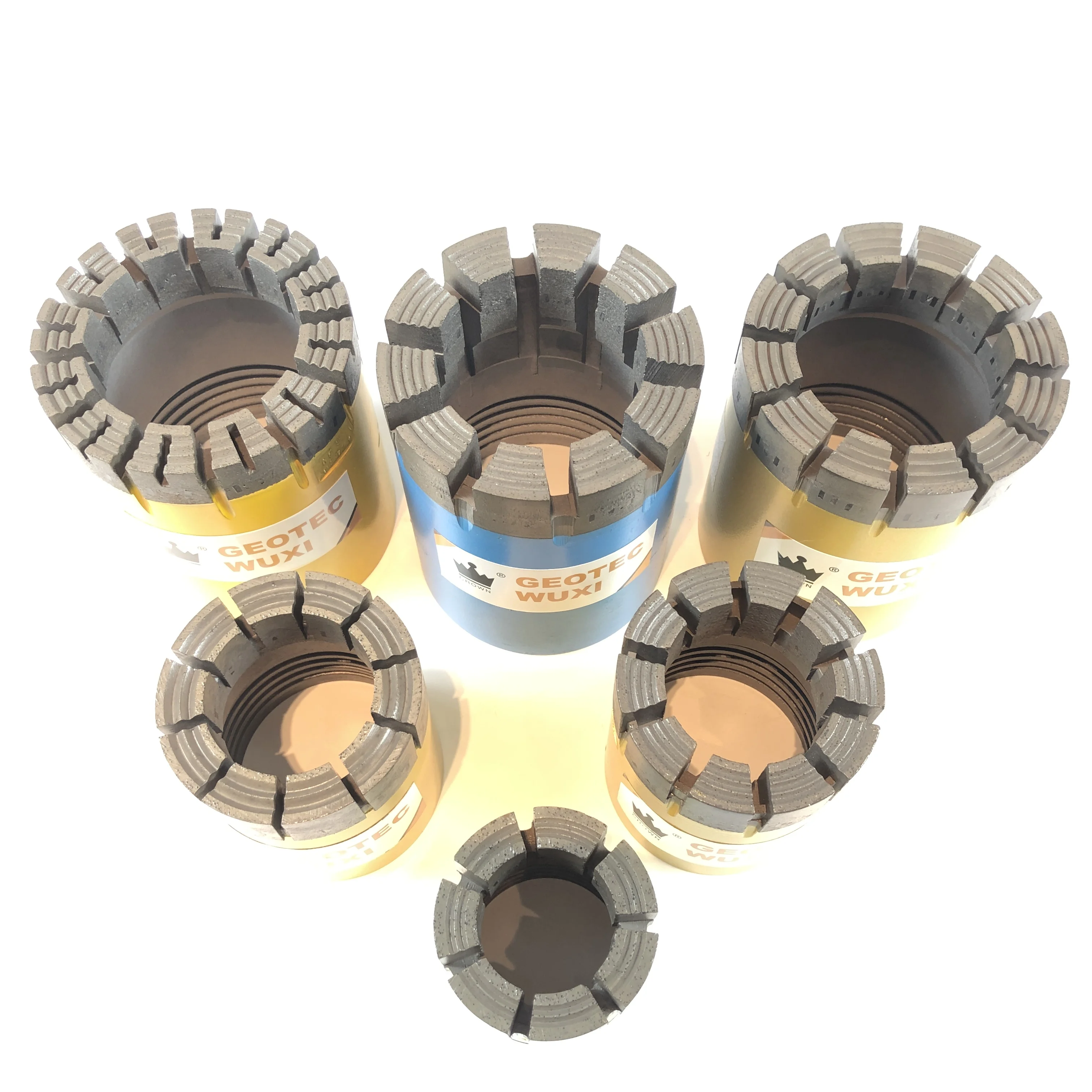 Geotec Wuxi CROWN new arrival SMD grade 7mm HQ impregnated diamond core bit rock oil well drilling drill bits