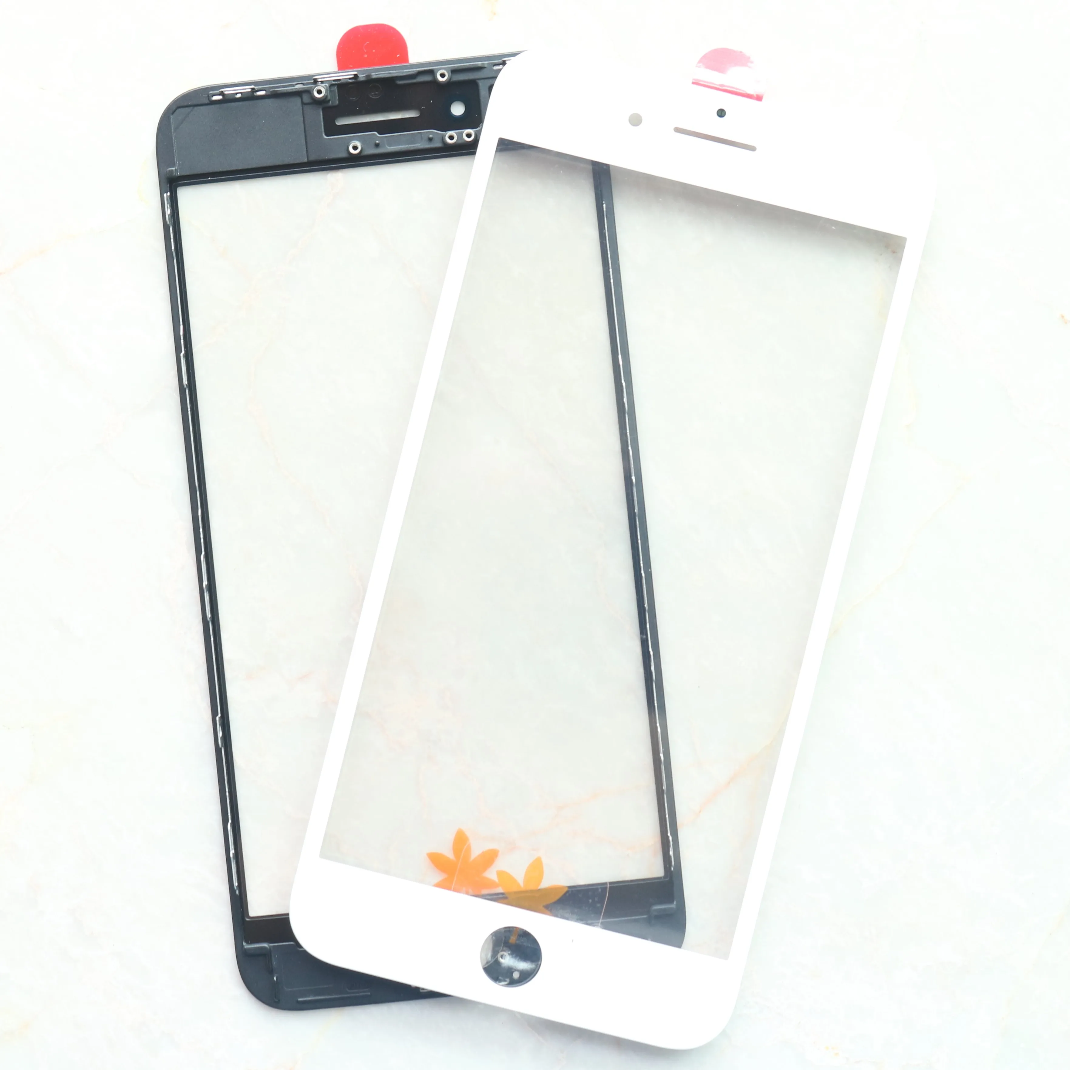 
YwangSen glass With OCA + Bezel frame 3 in 1 for iPhone touch screen replacement 