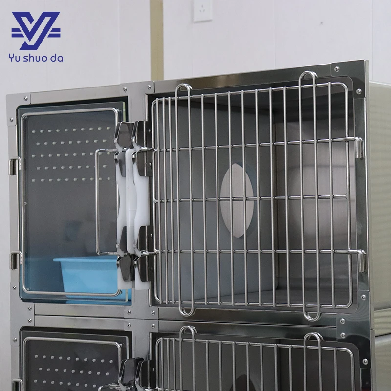 Hospital veterinary cat anti-scratch cage