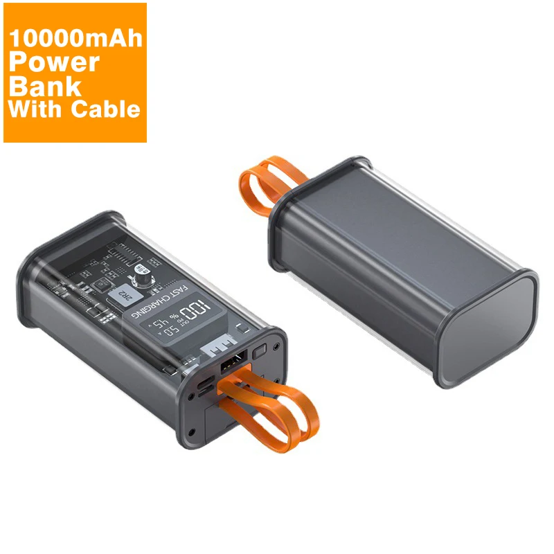 22.5W super fast charging mobile power pack with large capacity of Light ning and LED digital display power pack