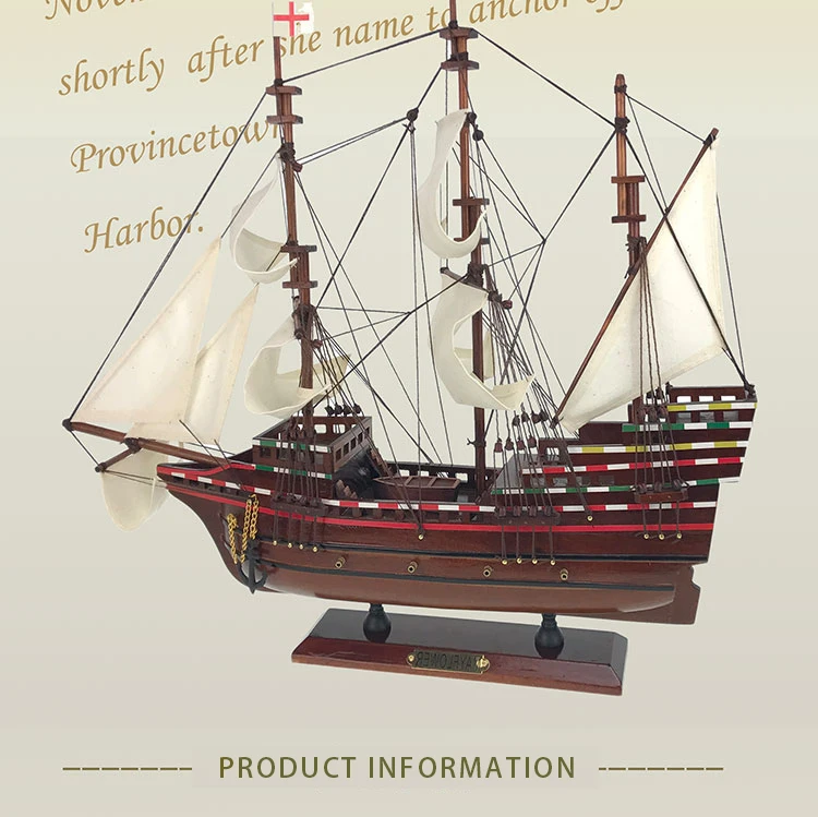 MAYFLOWER Wooden sailboat historical sailing boat souvenir nautical promotional gift ship model
