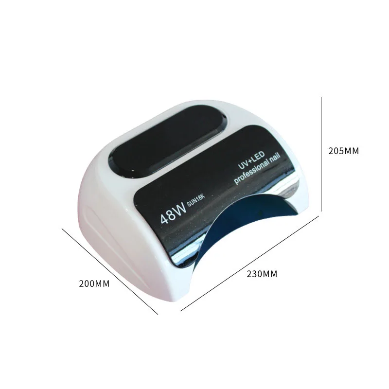 Factory wholesale 18K induction manicure device uv led phototherapy machine 48W high power nail dryer NL085