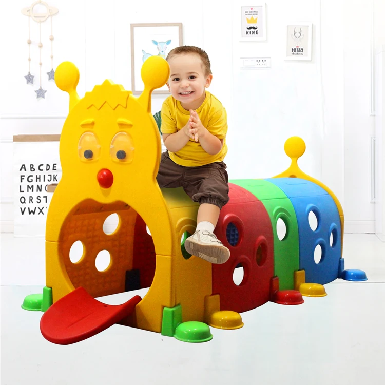 Custom High Quality Entertaining Game Kids Tunne Plastic Baby Tunnel