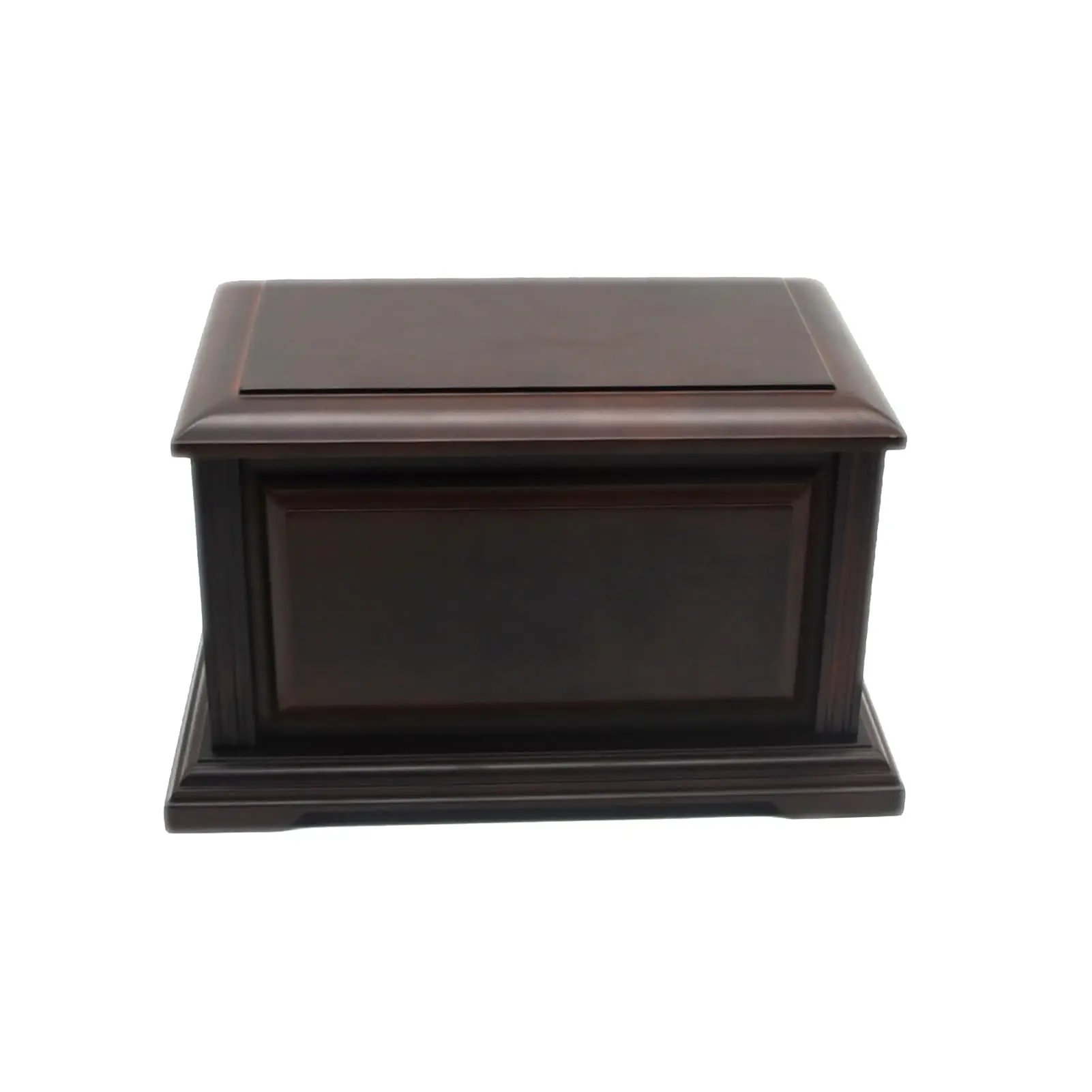 Handcrafted Large Wooden Funeral Cremation Urn Box for Human Ashes Burial Urns for Adult