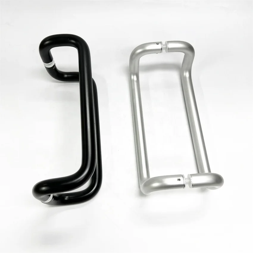 Back To Back Aluminium Offset Door Pull Handle