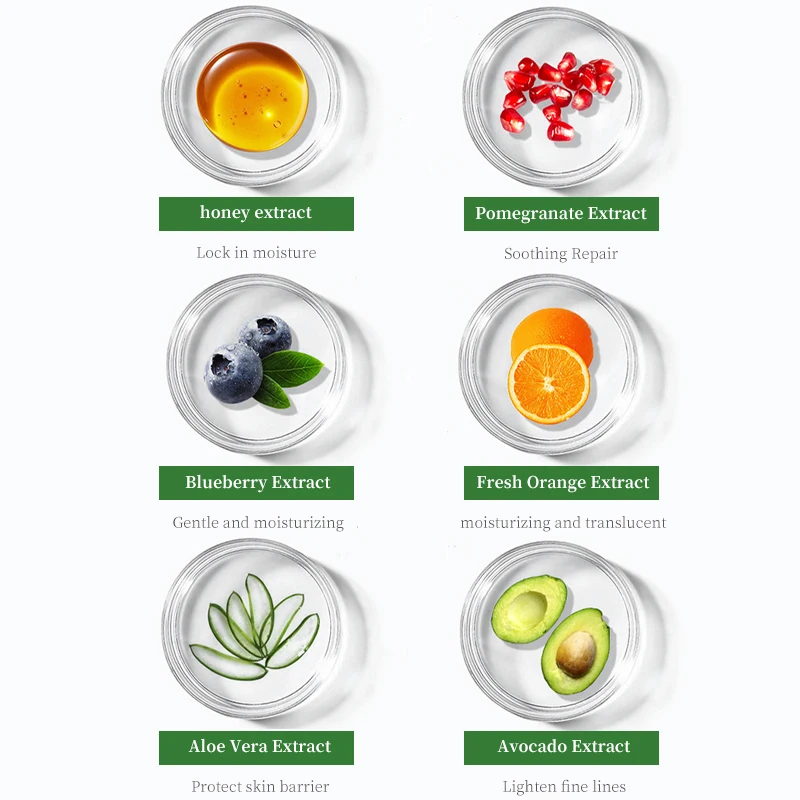 Moisturizing And Repairing Honey Facial Mask Containing Vitamin C Sheet Facial Mask