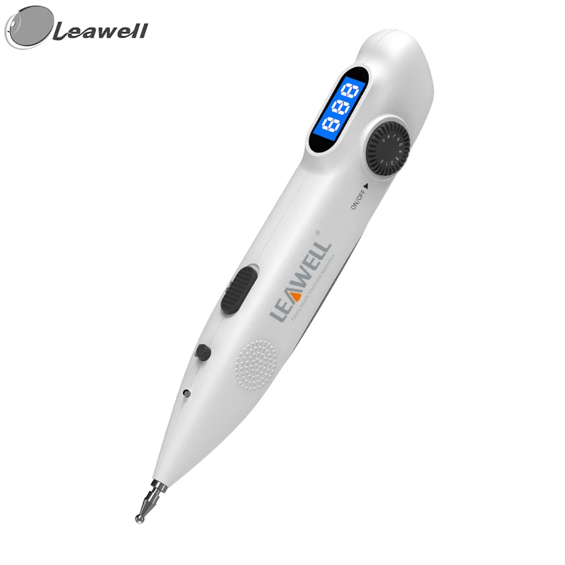 Leawell Best High Quality Electric Physiotherapy Massage Pen therapy energy pen Meridian Laser Acupuncture Machine