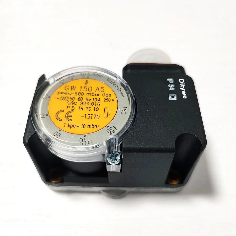 GW500A5 pressure switch for air and gas GW 500 A5 for DUNGS actuators and DMV double solenoid valve, burner spare parts