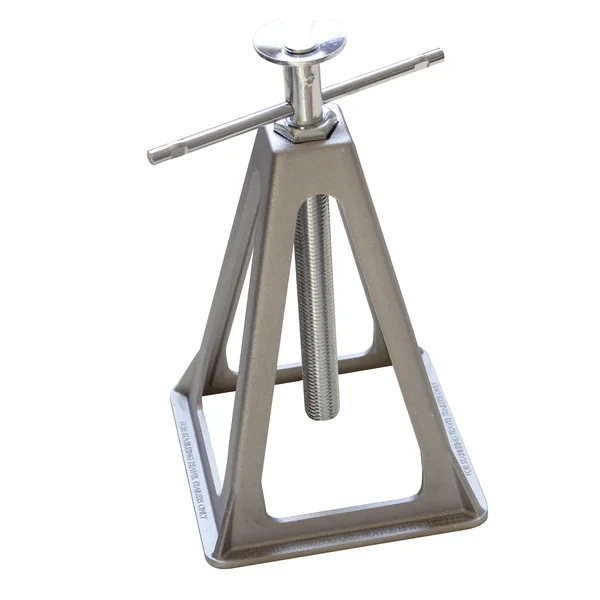 Aluminum Die Casting Jack Stand ADC12  used for elevating the camper trailer with 4pcs shot blasting car Lifting Jack