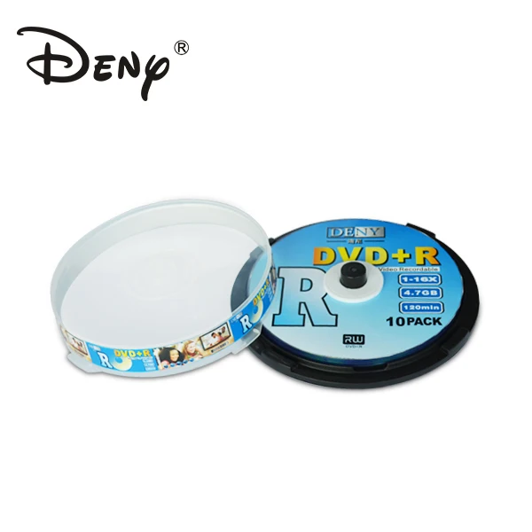 Large capacity storage blank inkjet dvd+r disc with 16x