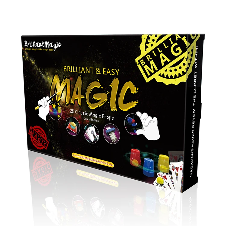  Magic tricks set for Children Including 25 easy to play classic magic props DVD
