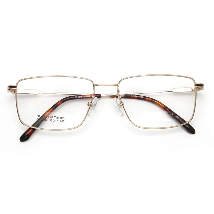 Китайские высококачественные прямоугольные оправы для оптики деловые мужские очки по рецепту винтажная титановая дизайнерская оправа очков