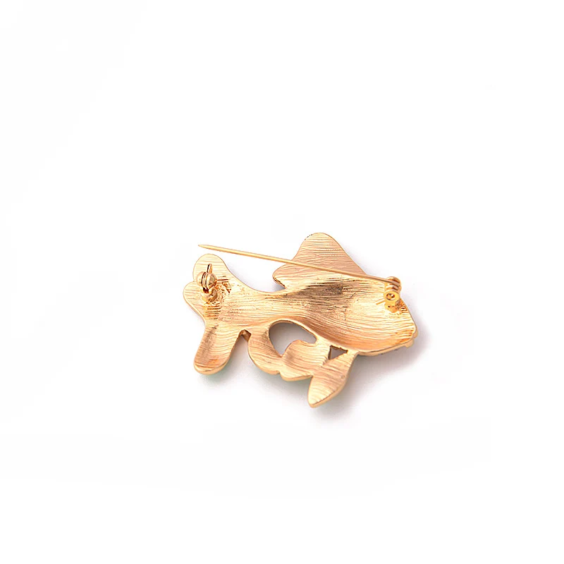 V&R Qingdao Joalheria Jewelry Cartoon Ocean Sea Fish Enamel Brooch Pin