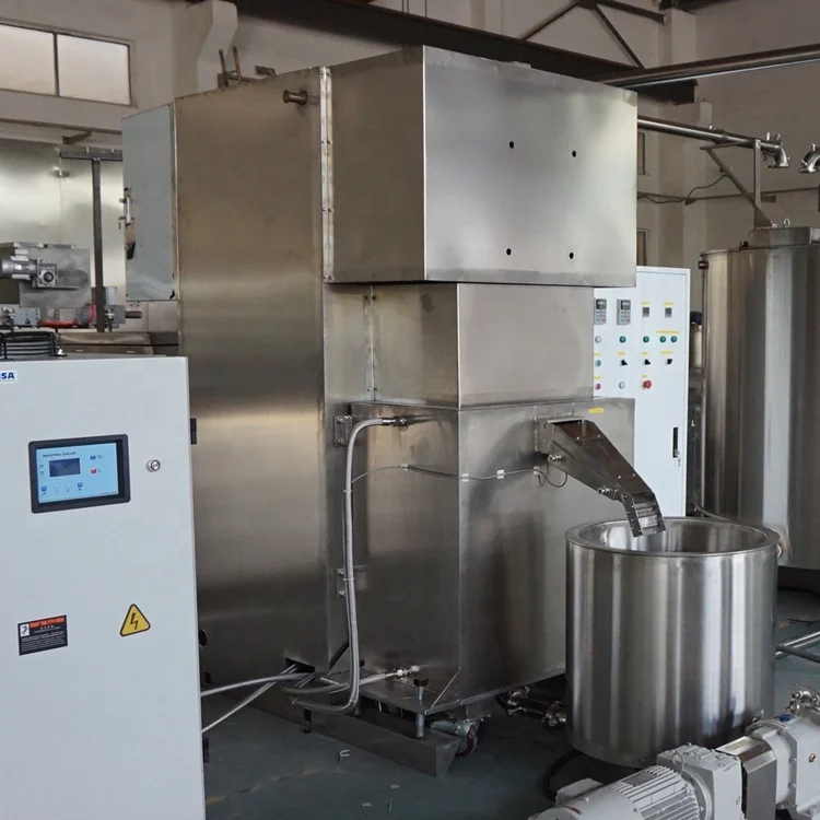 big capacity chocolate refining machinery chocolate tempering plant