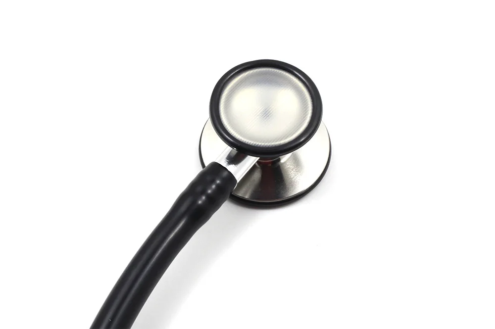 Кардиологические стетоскопы с двойной головкой для доктора из нержавеющей стали и цинкового сплава, OEM, мягкие профессиональные испытания класса II, 1000 шт., 47 мм