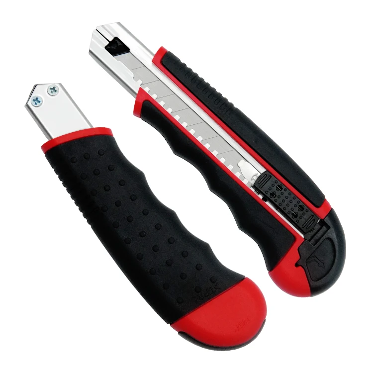 Сверхмощный Промышленный 18 мм с отламывающимся лезвием нож автоматическая загрузка лезвие канцелярского ножа