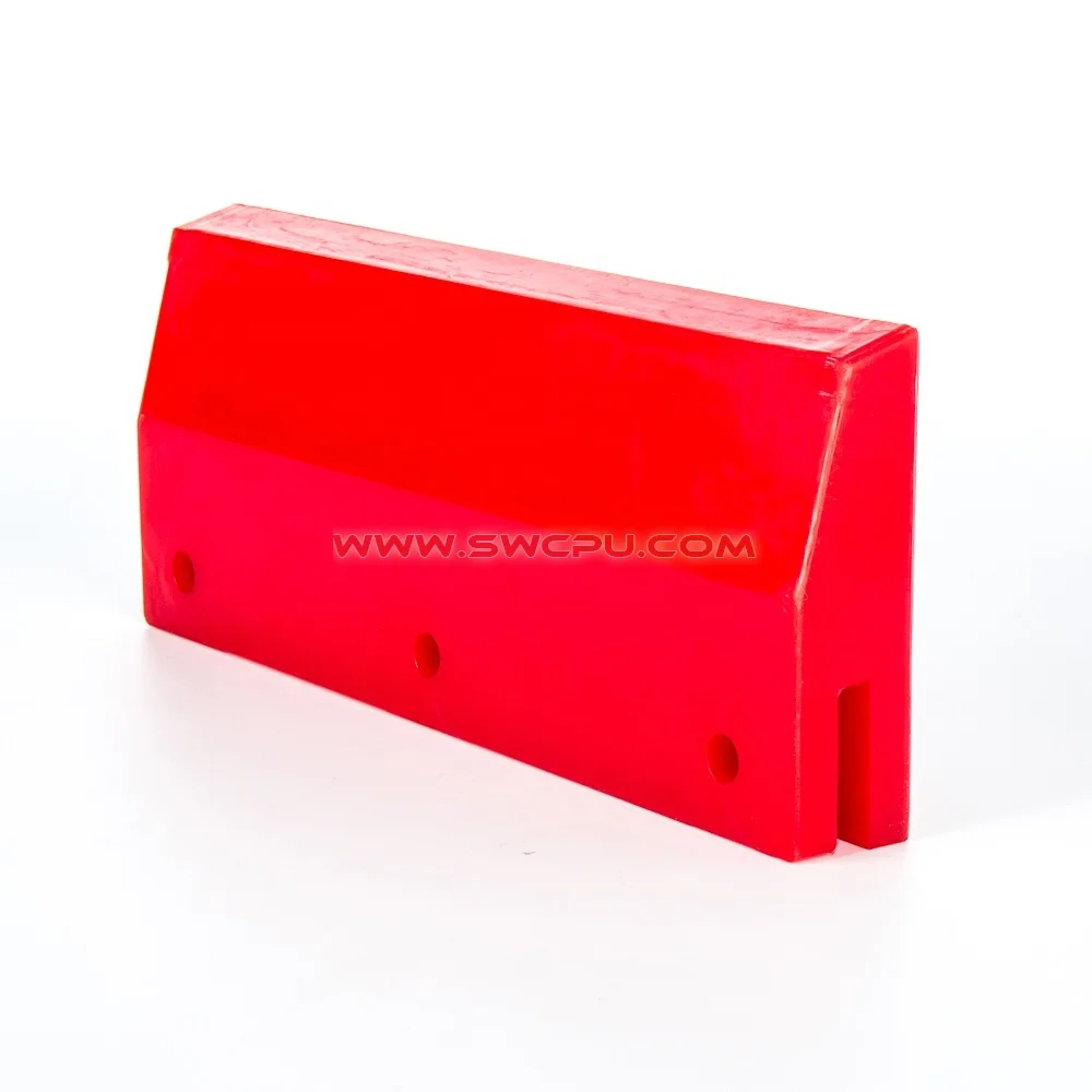 Custom Molded polyurethane snow plow blades