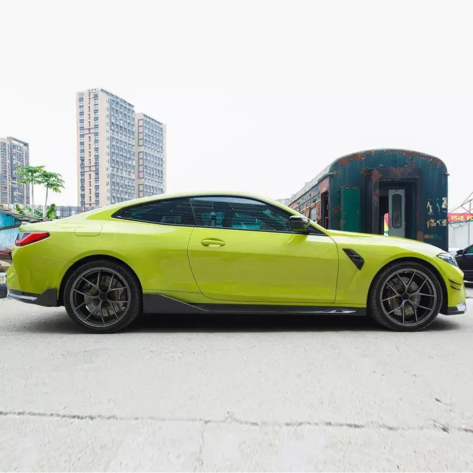 2020 2021 G80 M3 G82 M4 Mp Style FRP Side Skirts Rocker Panel for Bmw G80 G82 New M3 M4 Nice Fitment for Classic Auto Part