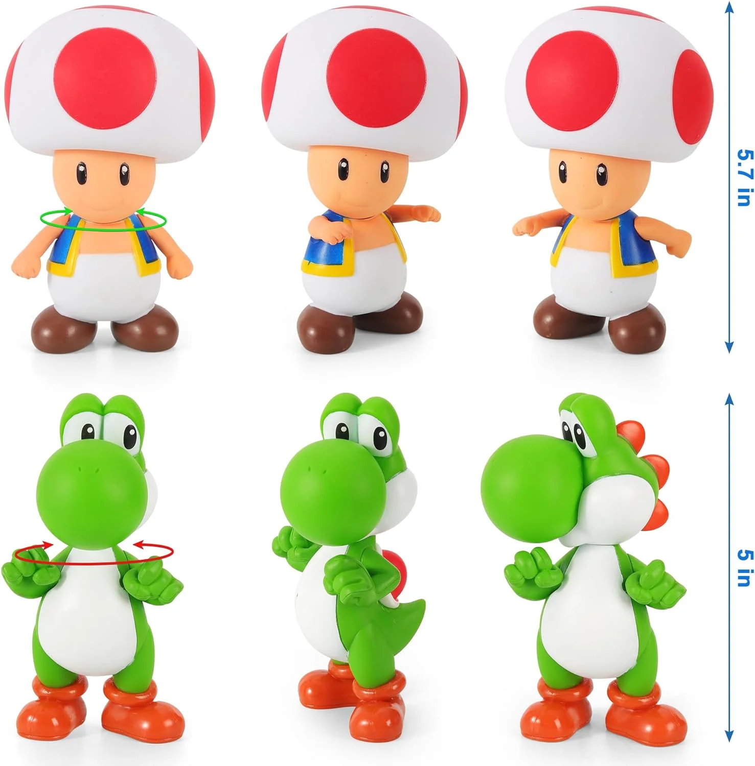 High Quality PVC Vinyl Action Figure Manufacturer Toys Anime Figures Mario Series  Action Figure