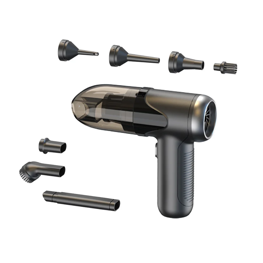 2024 3 in 1 Portable Car Vacuum Cleaner and Air Duster 5000PA 50W Hand Held Vacuum for Car  Pet  Home Office