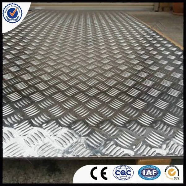 Aluminium Five Bar Tread Plate - Cut To Size