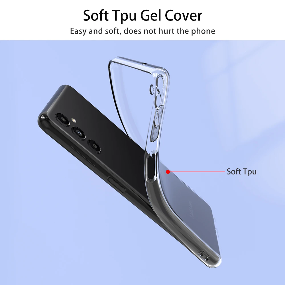 Phone Case Supplier 2.0mm TPU Clear Telephone Smartphone Cover Fundas For Samsung S22 FE A13 5G A13 4G Lite A03 Core A73 A53