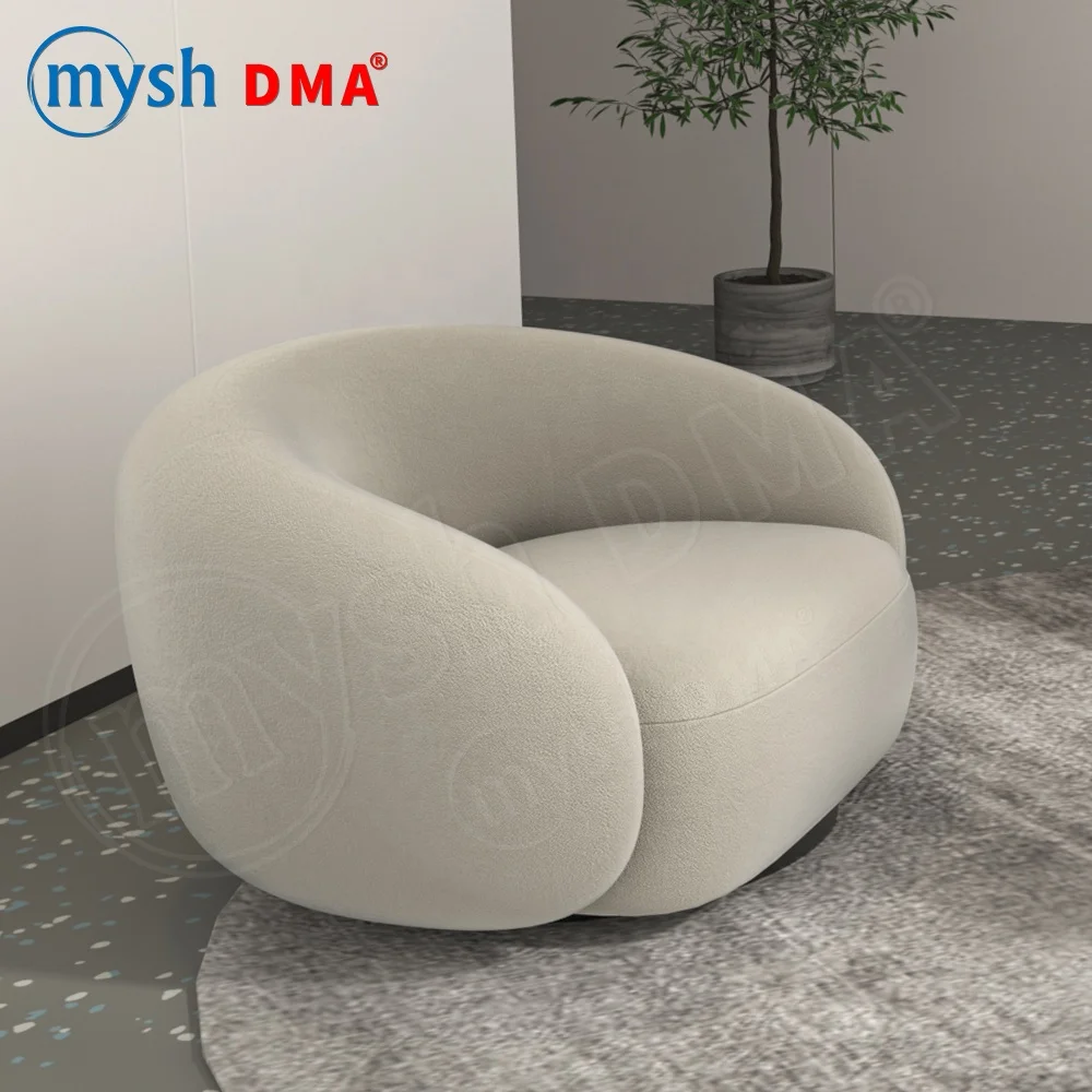 Гостиная прием специальный дизайн современный стиль модульный диван изогнутая бежевая офисная мебель стул