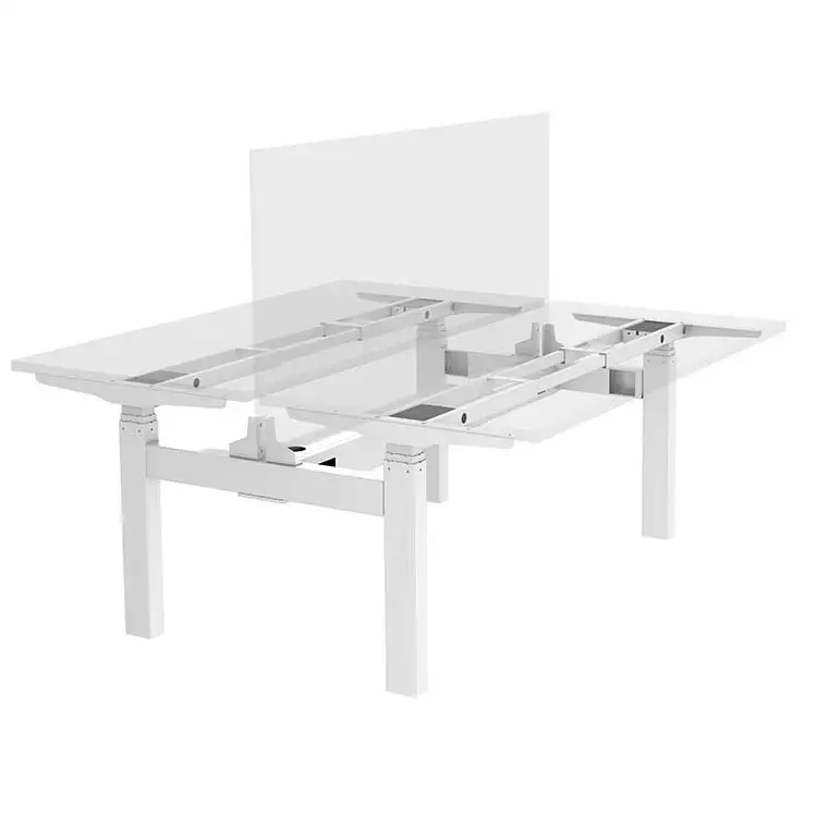Latest Design Dual Motor Adjustable Table computer Face To Face Office Table