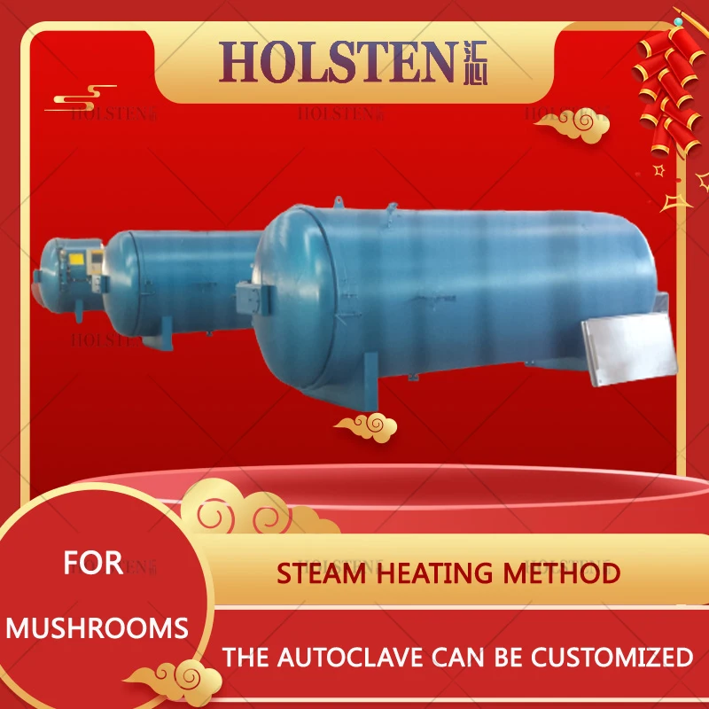 Industrial Autoclave with Double Door Automatic Steam Farm for Mushroom Substrate Condition New