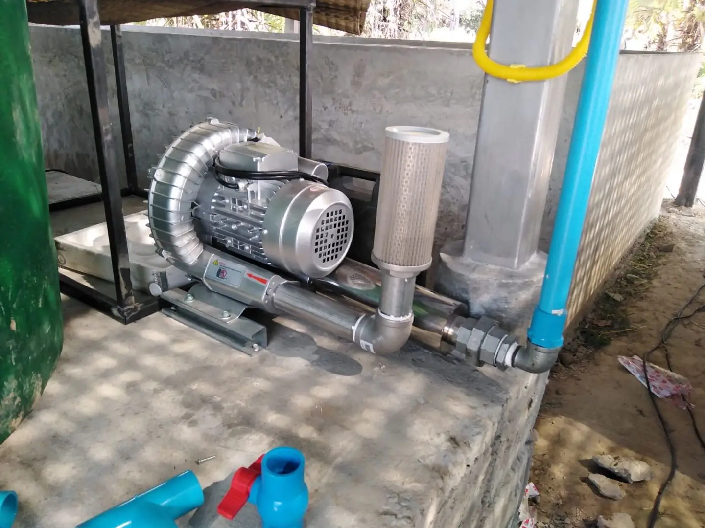 High pressure whirlpool air pump 2200W powerful high-power industrial dust removal material suction blower 220V centrifugal fan