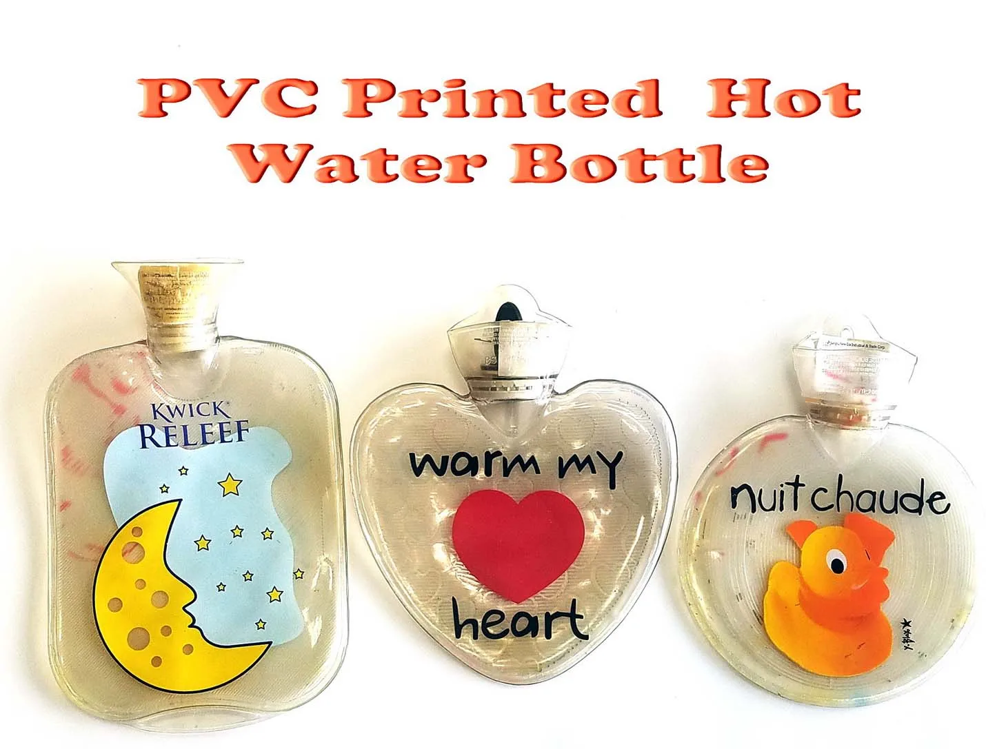 Wholesale nice color and design hot water bottle