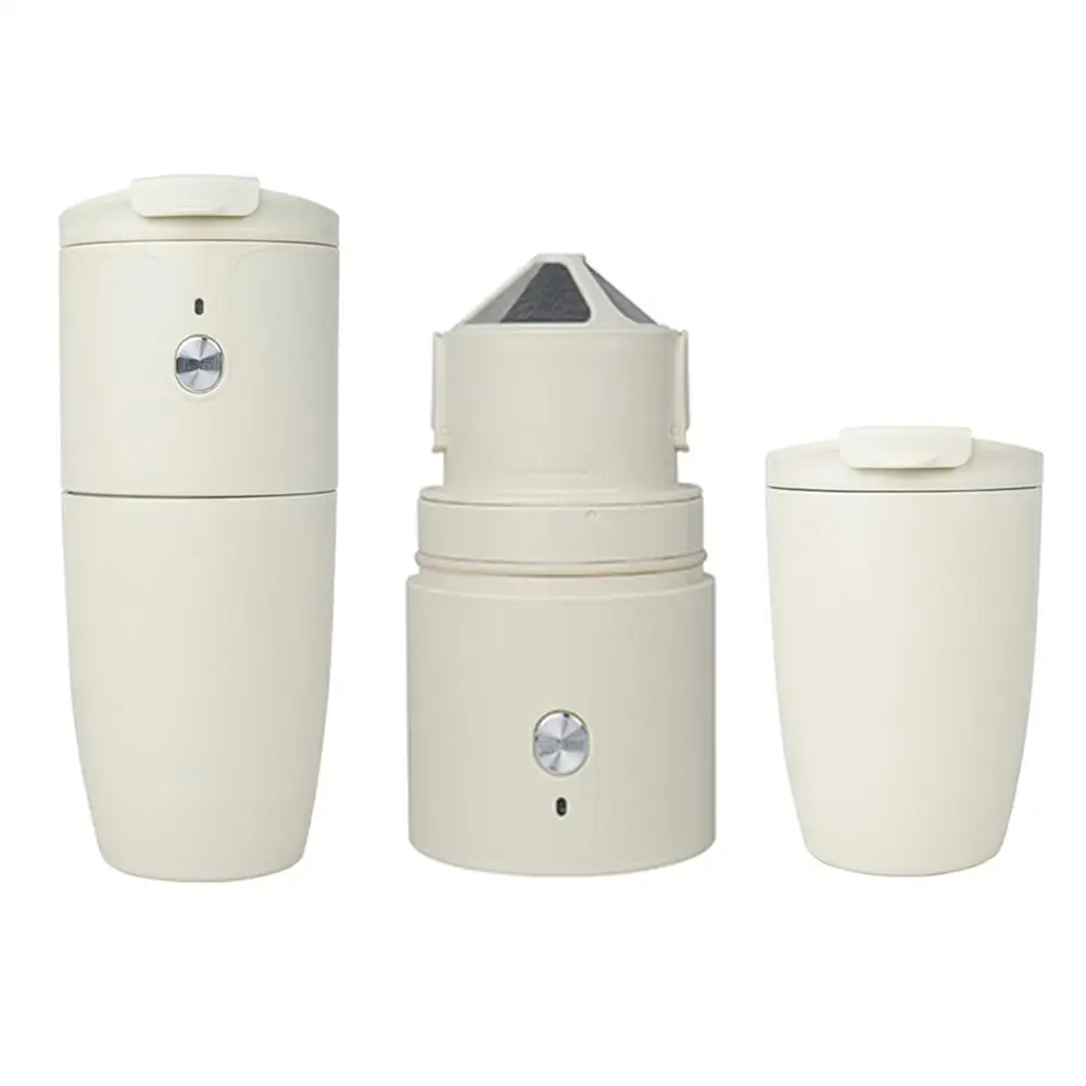 Intelligent 304 Stainless Steel Filter Household Small Charging Coffee Maker with Thermal Mug