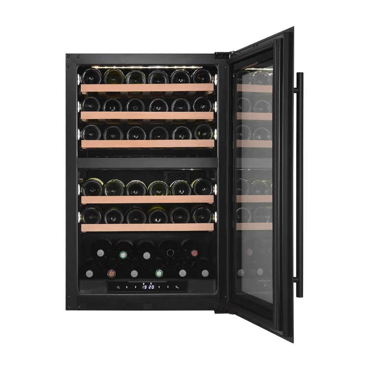 Wall-mounted Mini Compressor Wine Refrigerator Home Constant Temperature Wine Fridge Dual Zone Wine Cooler