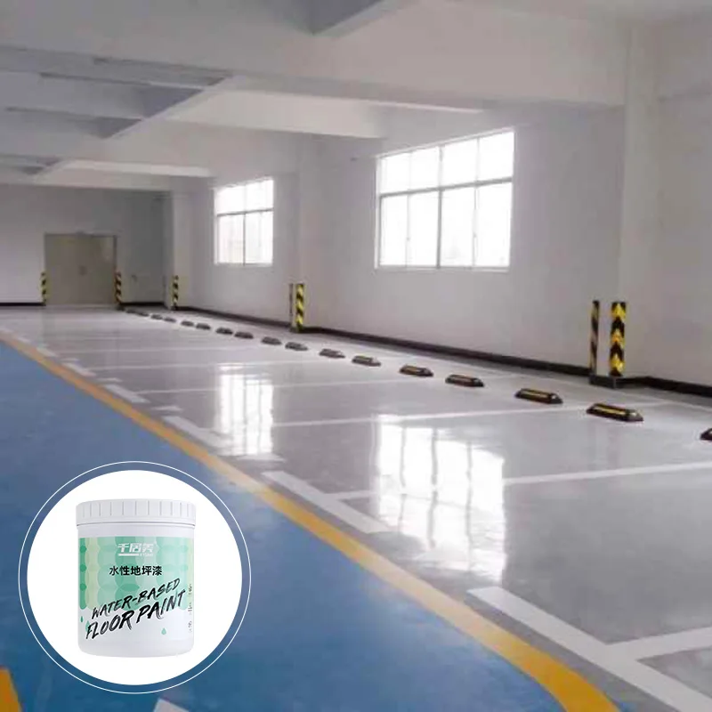 Wear-resistant indoor and outdoor water-based Eco friendly  Epoxy floor paint full  set, two component