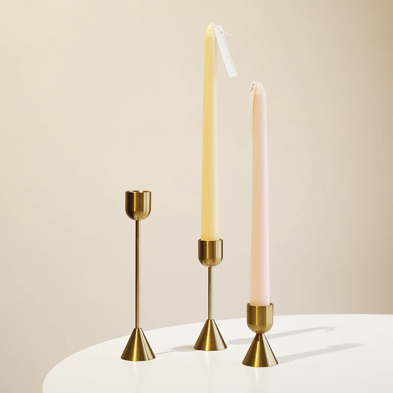 Modern candelabra bougeoirs de luxe design golden candlestick kerzenhalter gold medieval candle holder