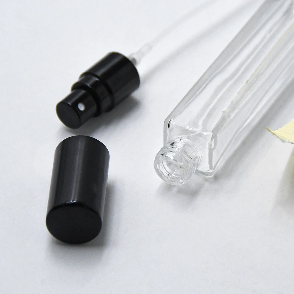 10ml Travel Perfume Bottle Portable Refillable Perfume Atomizing Bottle New Design Square Perfume Bottle