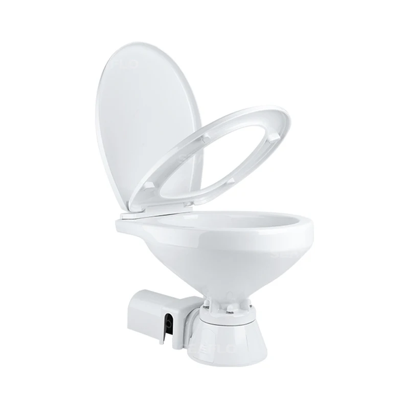 SEAFLO 12v 24v electric Automatic Soft Close Types Western Toilet Price Water Saving electric ceramic toilet supplier WC