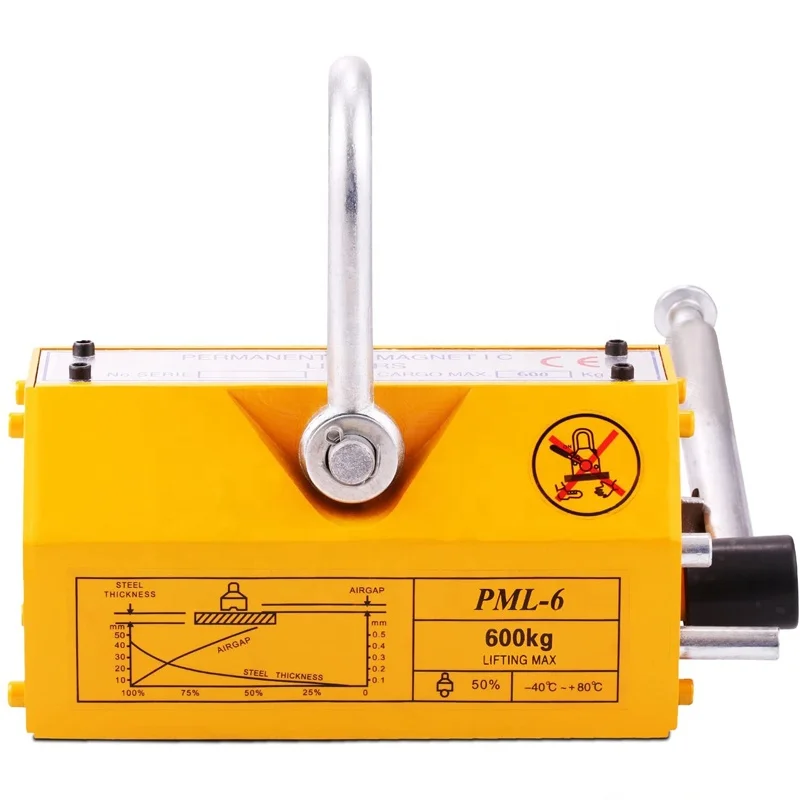 Heavy Duty Crane Hoist Lifting Magnet 600KG