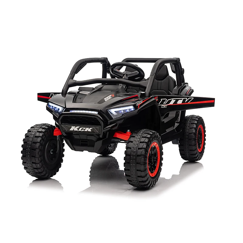 NEW item 24V Ride Car Kids 4x4 Electric 2 Seat Buggy Rubber Wheels Wholesale Power UTV Clash 10 Years Adults 24 Volt Plastic