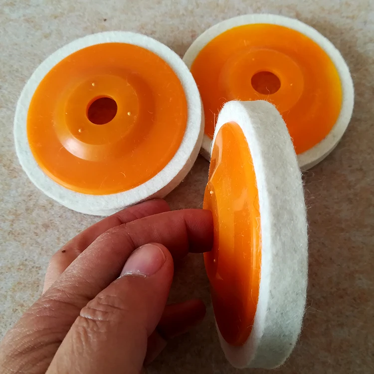 
Resin concrete floor glass wool dry polishing pad 