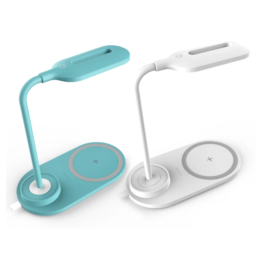 Новое поступление 2020, быстрое зарядное устройство, беспроводная лампа для зарядки, светодиодная настольная лампа в форме Луны с беспроводным зарядным устройством