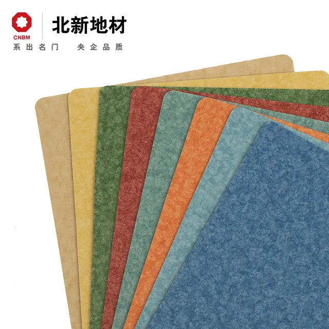 Best selling dense bottom glass fiber layer UV layer 2.0mm Indoor Use heterogeneous Vinyl resilient Sheet Flooring PVC