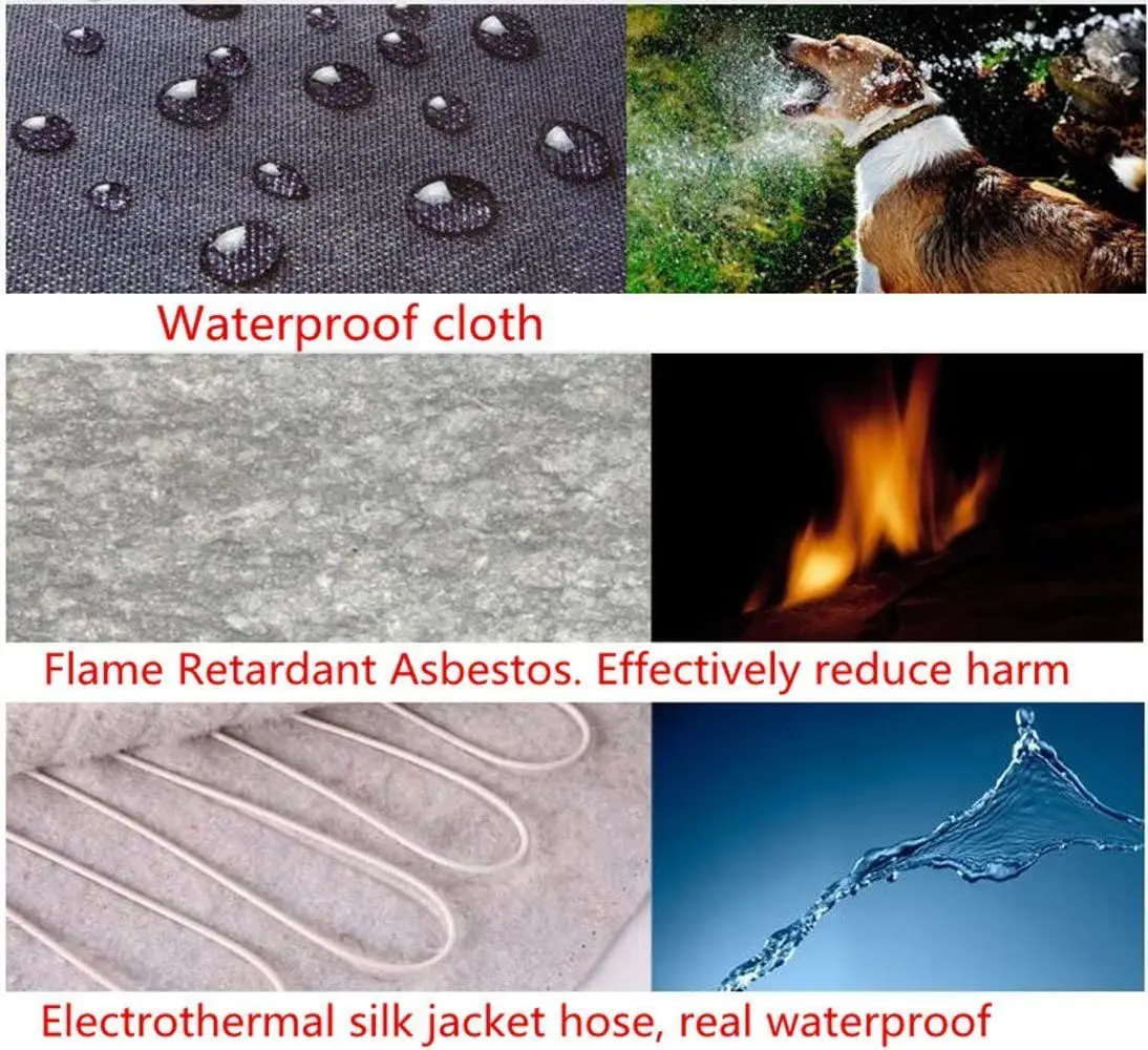 wholesale Pet Heating Pad Electric Heating Pad for Dogs and Cats Indoor Warming Mat Heated Pet Bed