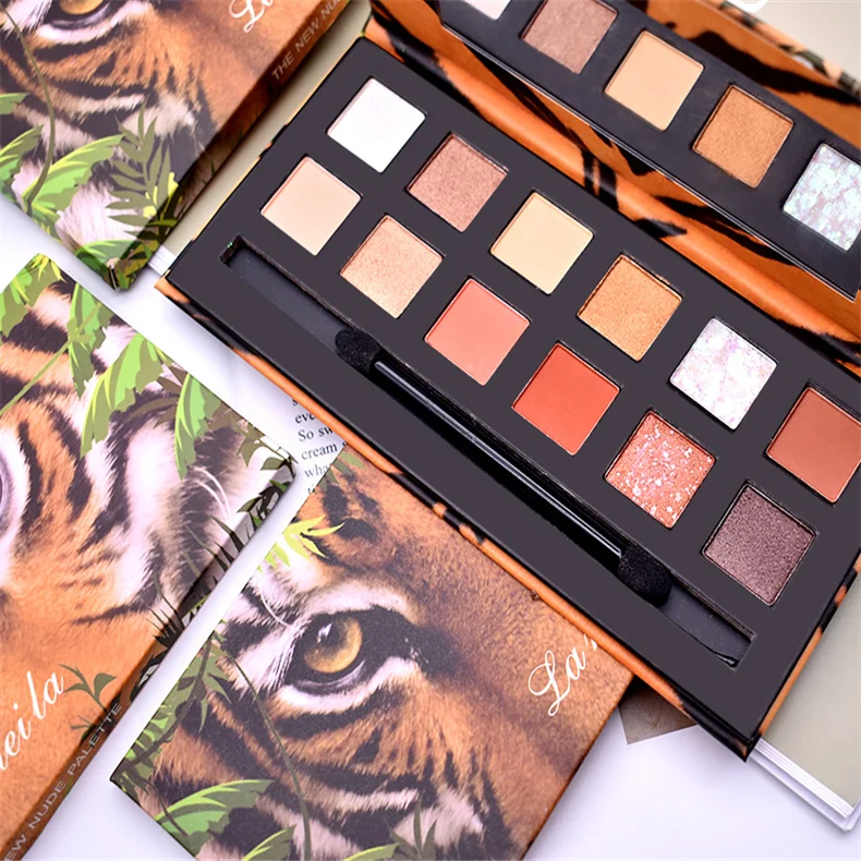 
Animal Makeup high pigment eyeshadow Eyeshadow glitter eyeshadowe12 Colors Eyeshadow Palette 