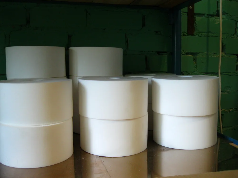 High Quality Sleeves Made of PTFE-4 PTFE tube For Making Cuffs, Glands, Saskets, Rings and Protective Cases